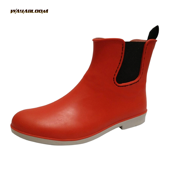 ODM OEM neoprene rubber or pvc fashion raining rain ladies women boots