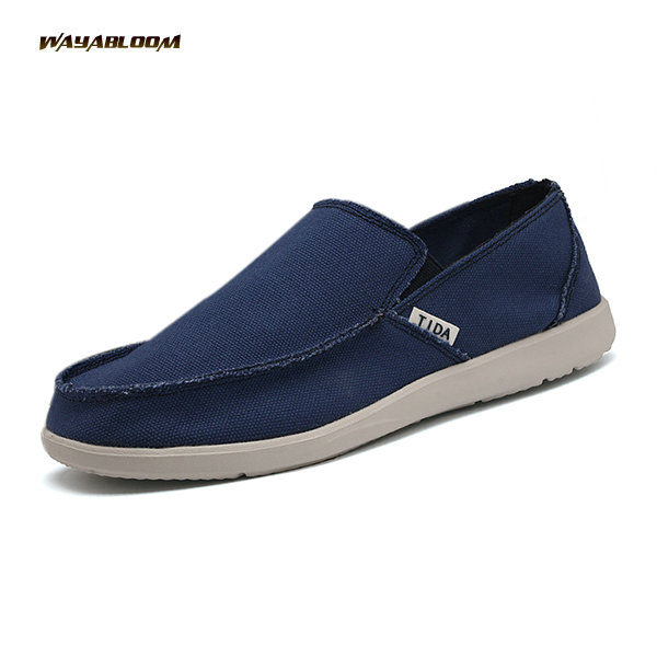 large canvas shoes Slip on loafers Casual father shoes Wide shoes
