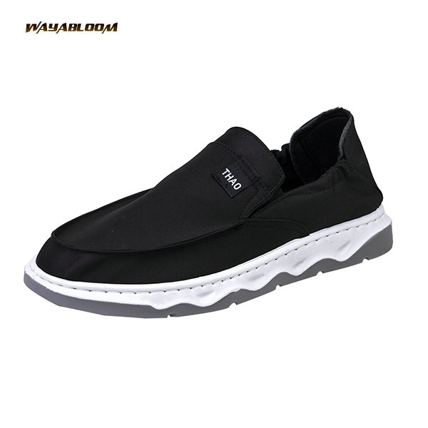 men's casual shoes Slip on Canvas shoes Fashion breathable cloth shoes
