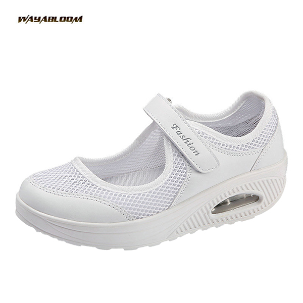 Summer mesh shoes rocking shoes women's mesh sneakers air shockproof shoes