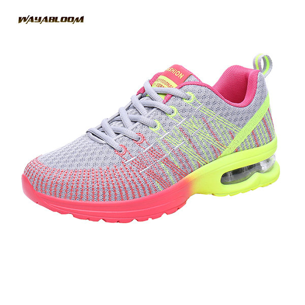 Wholesale Spring new Women's breathable mesh air cushion shoes Women's casual running shoes air shockproof  shoes