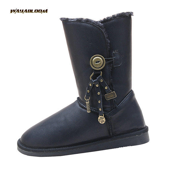 New Fashion Women's Boots Comfortable and Warm Leather Women's Boots in Winter